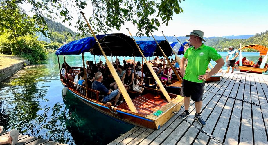 Bled optioneel met pletna boot Bled optioneel met pletna boot